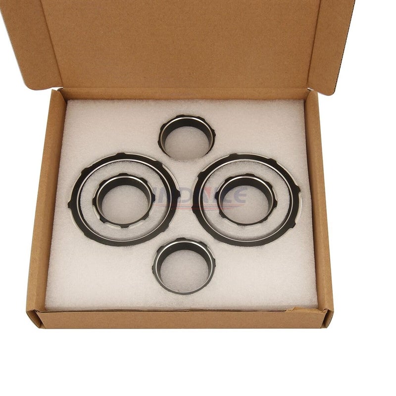 ALLOYFORGE Speedometer Gauge Bezel Kit for Harley Street Glide, Electra Glide, Road Glide, Trike, 1996-2013 (Black) - Image 4